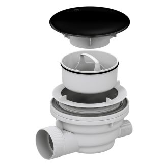 Сифон для душевого поддона RGW Velplex QYD-01 39241101-04 чёрный